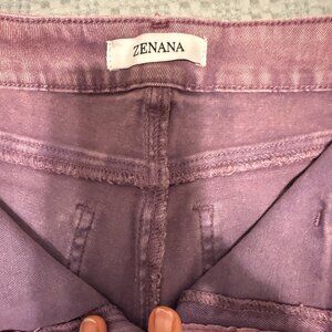 Zenana raw edge denim